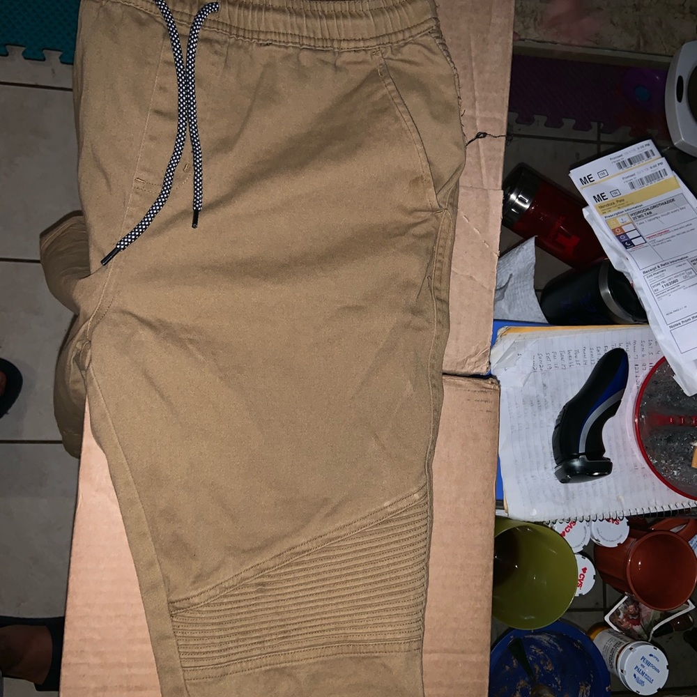 Carbon Biker Style Shorts Sz M
